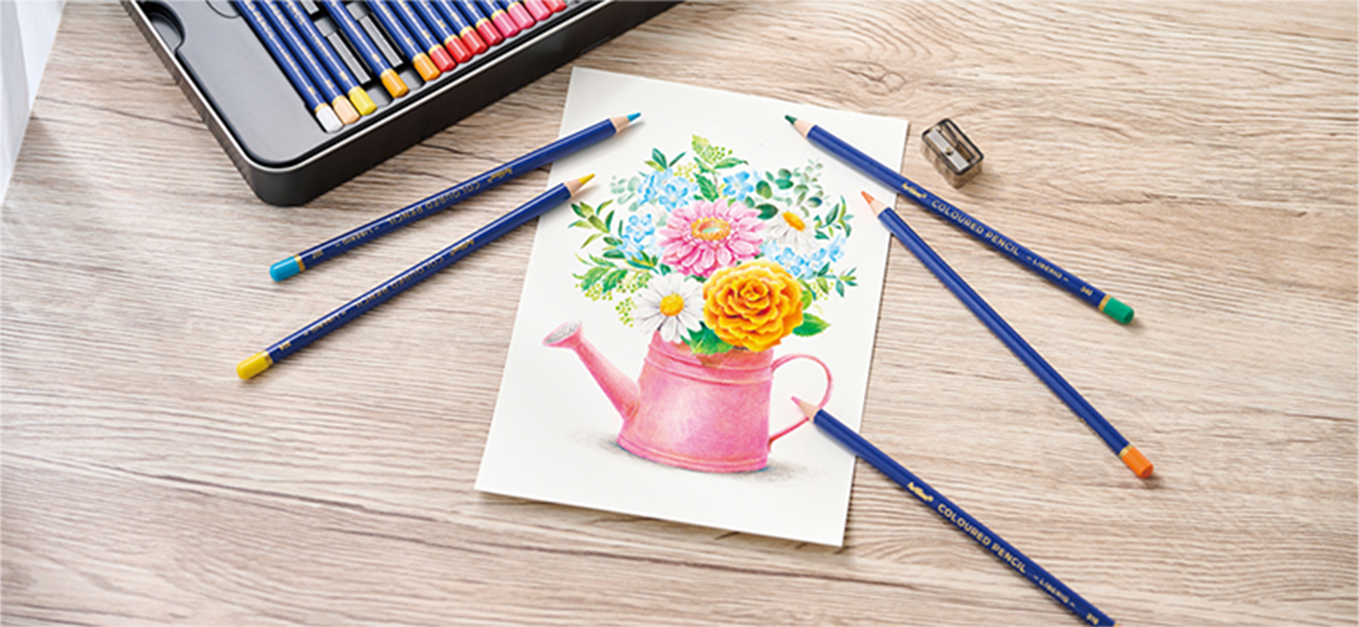 自由を、その手に Artline 色鉛筆&水彩色鉛筆
