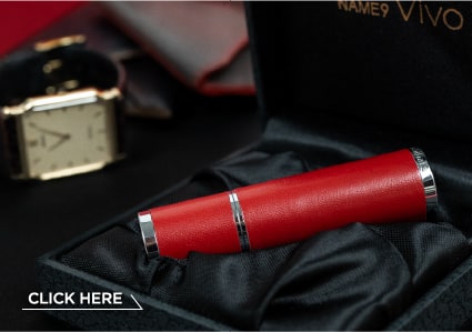 ネーム9 Vivo Leather Selection レッド