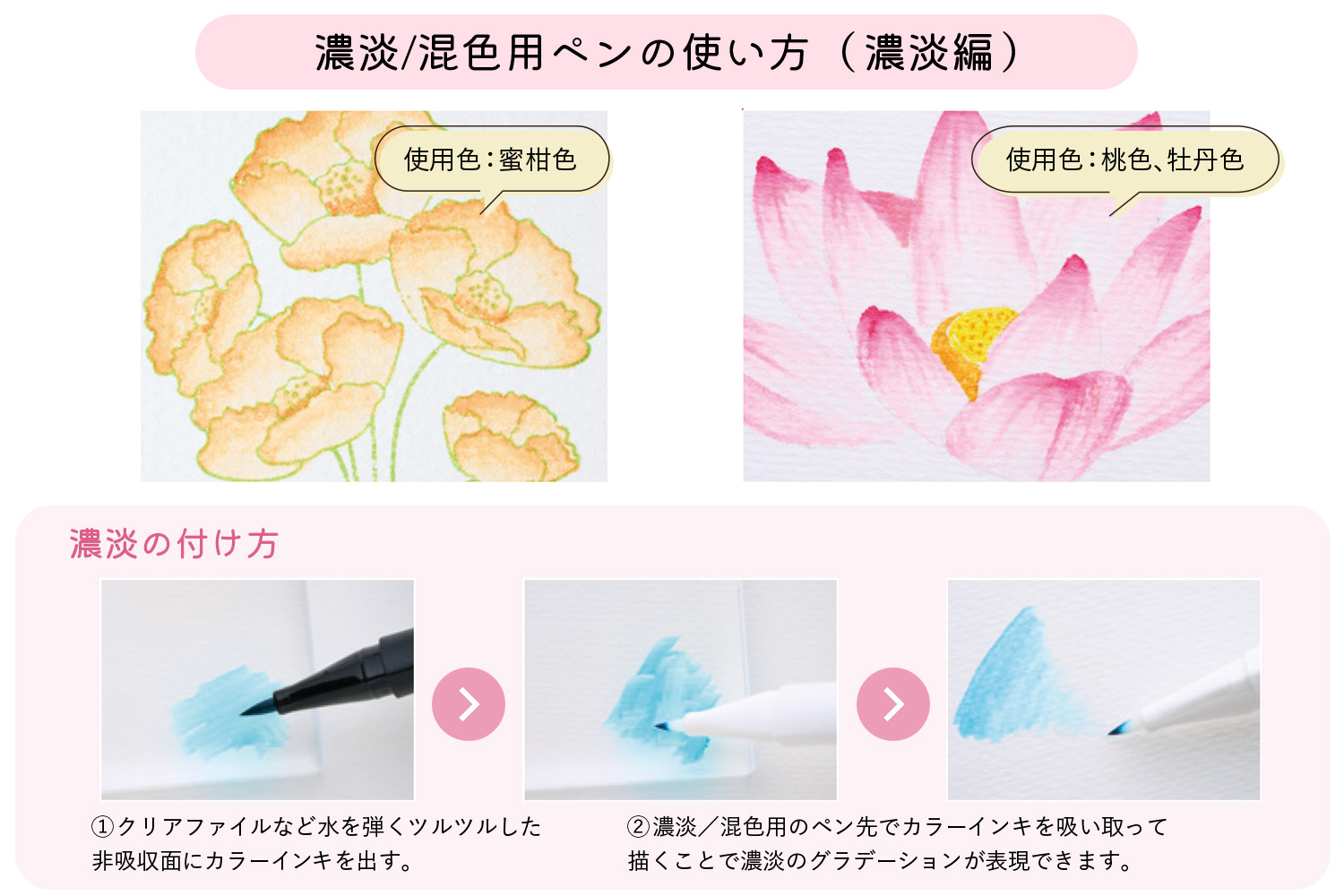 いろもようペン
