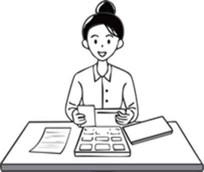 経理事務の使用イメージ